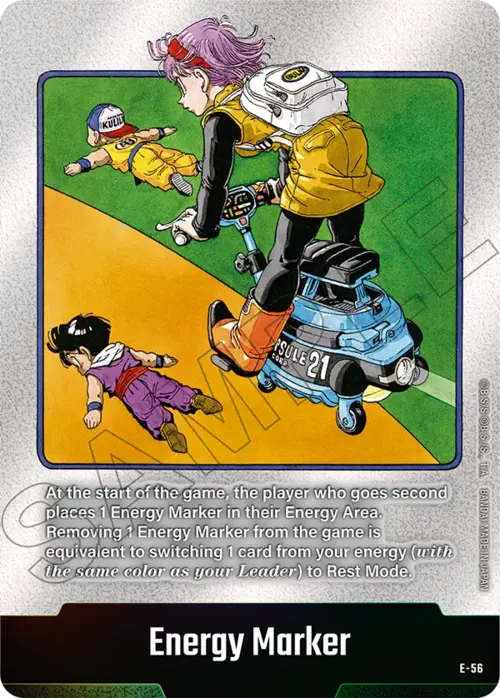 "Gohan, Krillin & Bulma" Energy Marker Card Front