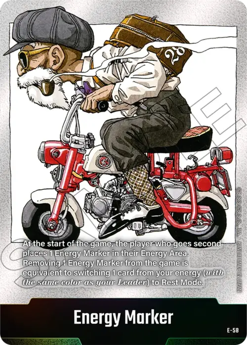 "Master Roshi" Energy Marker Card Front