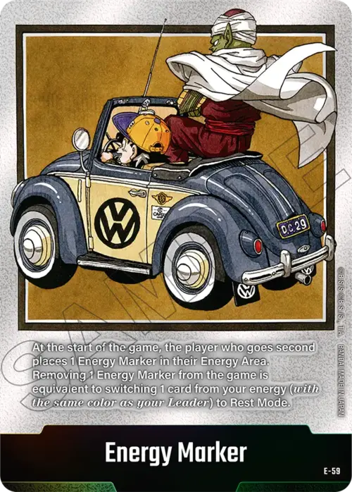 "Gohan & Piccolo" Energy Marker Card Front