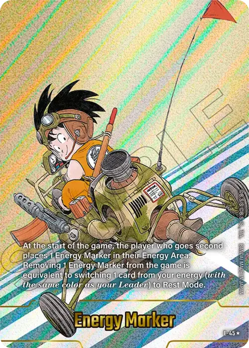 "Son Goku" Energy Marker Card Front