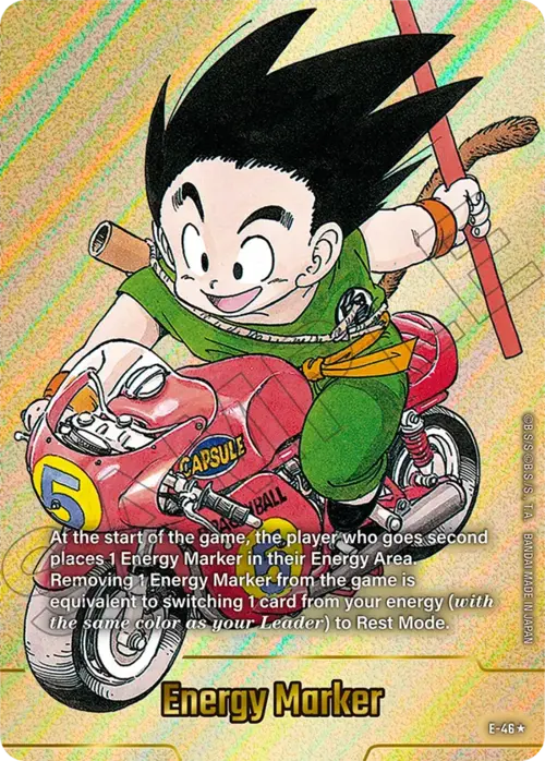 "Son Goku" Energy Marker Card Front