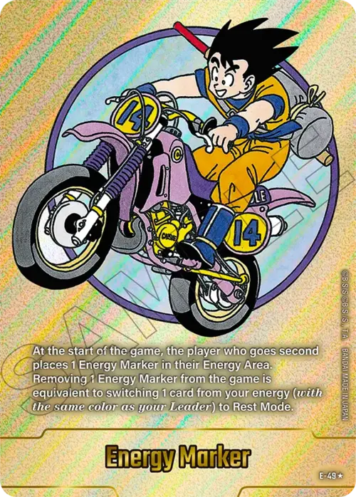 "Son Goku" Energy Marker Card Front