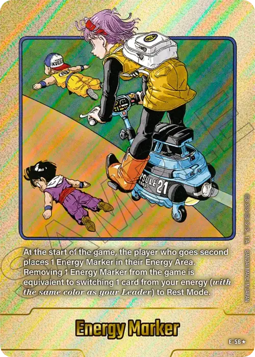 "Gohan, Krillin & Bulma" Energy Marker Card Front