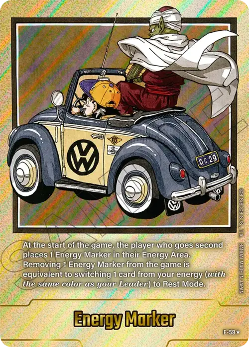 "Gohan & Piccolo" Energy Marker Card Front
