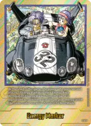 "Trunks & Bulma" Energy Marker · E-62 | Gold E-62g