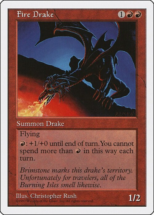 Fire Drake Card Front