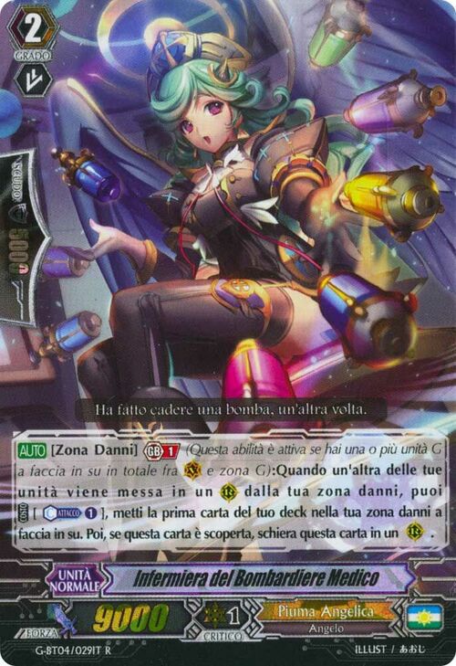 Medical Bomber Nurse Card Front