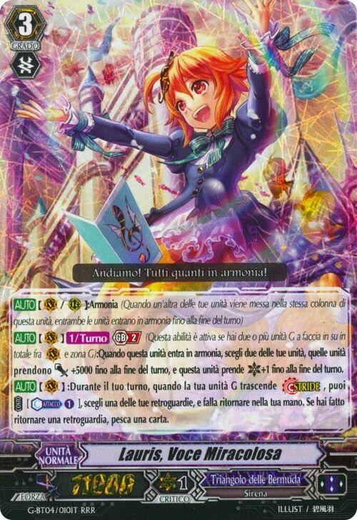 Lauris, Voce Miracolosa Card Front