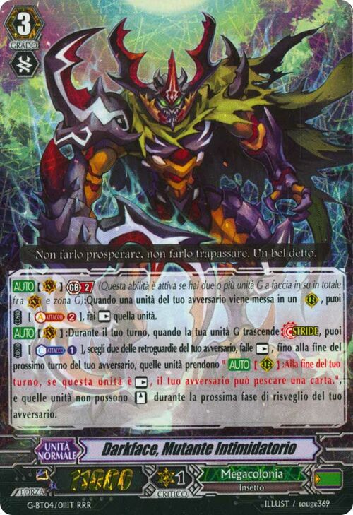 Intimidating Mutant, Darkface Card Front