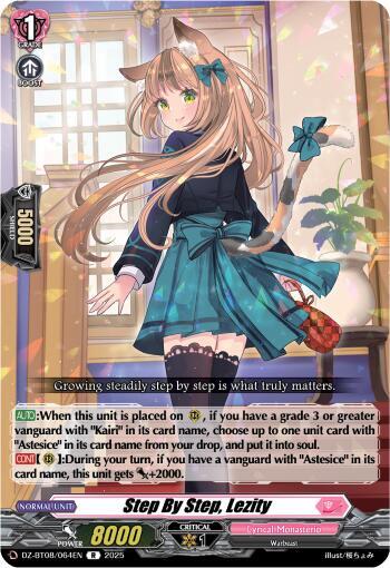 Step By Step, Lezity Card Front