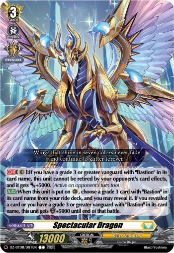 Spectacular Dragon Card Front