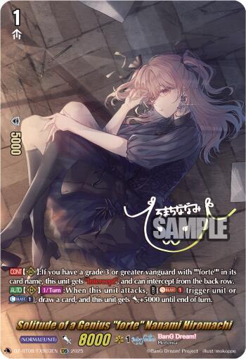Solitude of a Genius "forte" Nanami Hiromachi Card Front