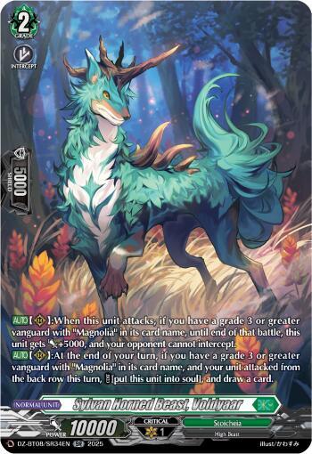 Sylvan Horned Beast, Voldyaar Card Front