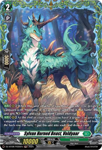 Sylvan Horned Beast, Voldyaar Card Front