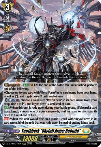 Youthberk "Skyfall Arms: Rebuild" Card Front