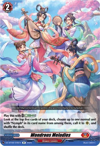 Wondrous Melodies Card Front