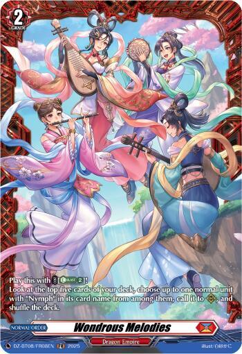 Wondrous Melodies Card Front