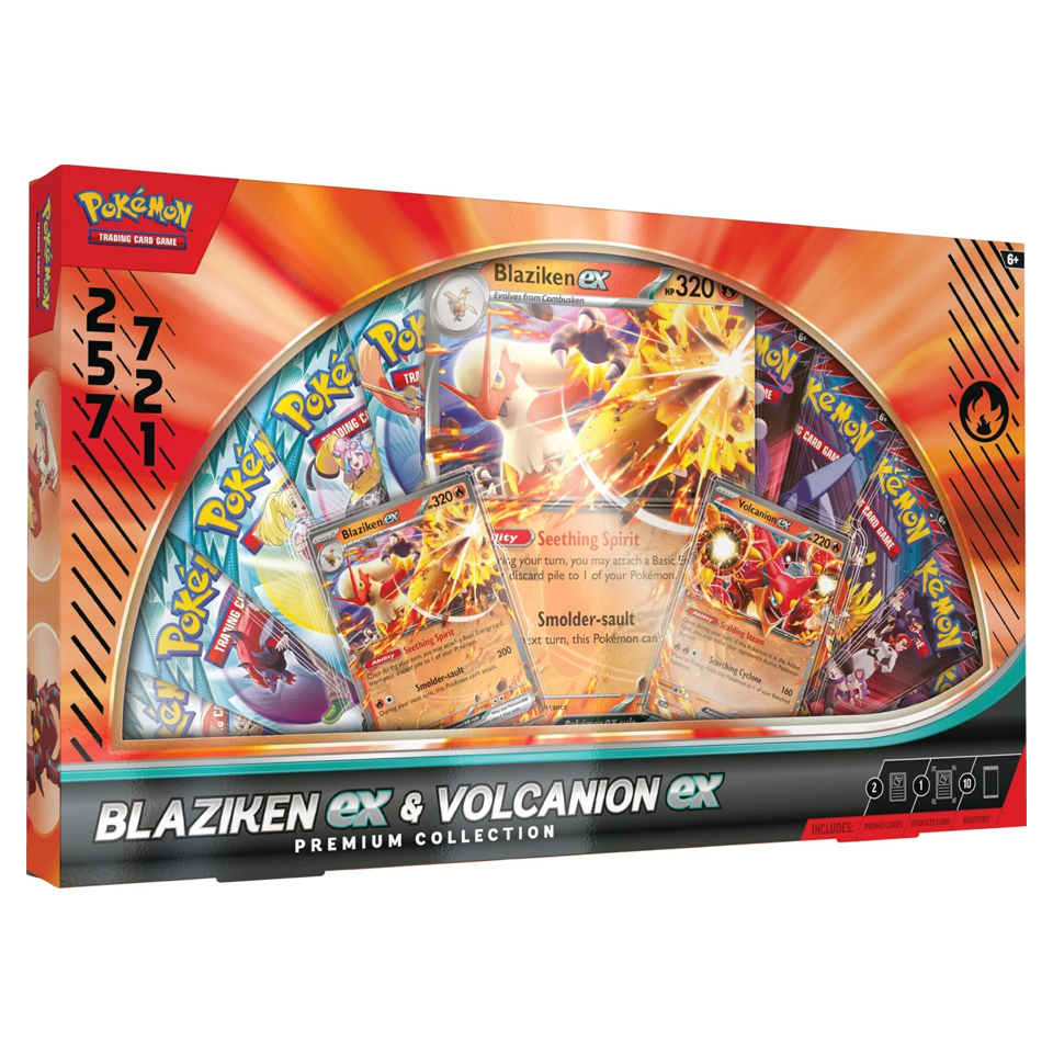 Blaziken ex & Volcanion ex Premium Collection