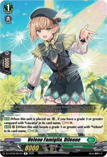 Veleno Famiglia, Dileone Card Front