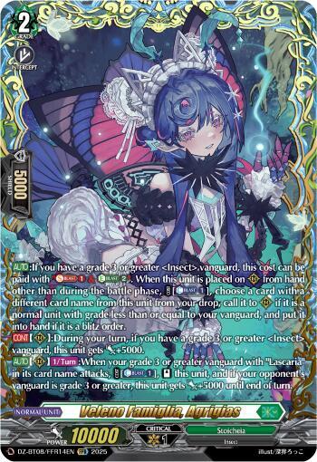 Veleno Famiglia, Agrigias Card Front