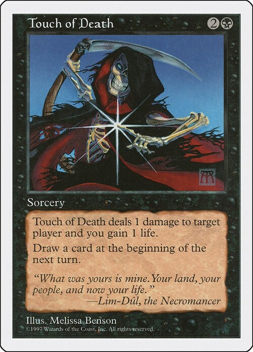 Touch of Death Card Front