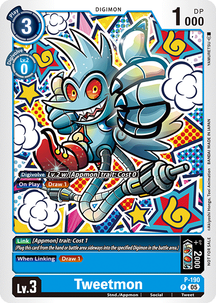 Tweetmon Card Front