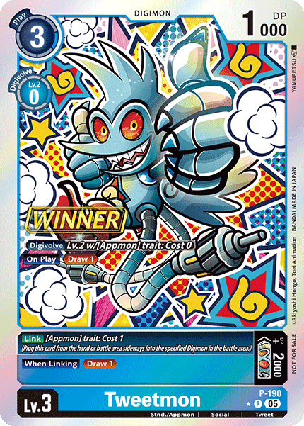 Tweetmon Card Front