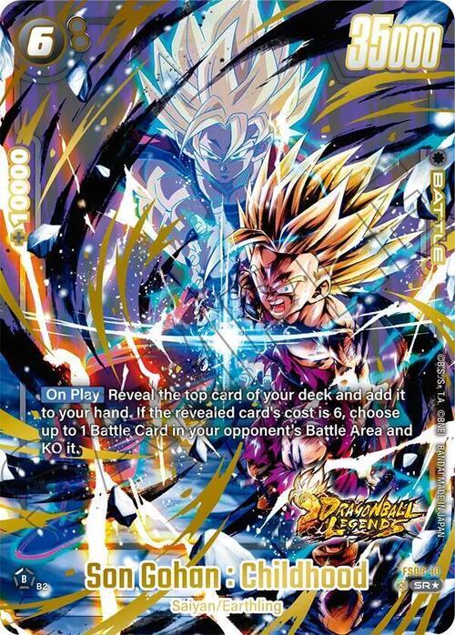 Son Gohan : Childhood Card Front