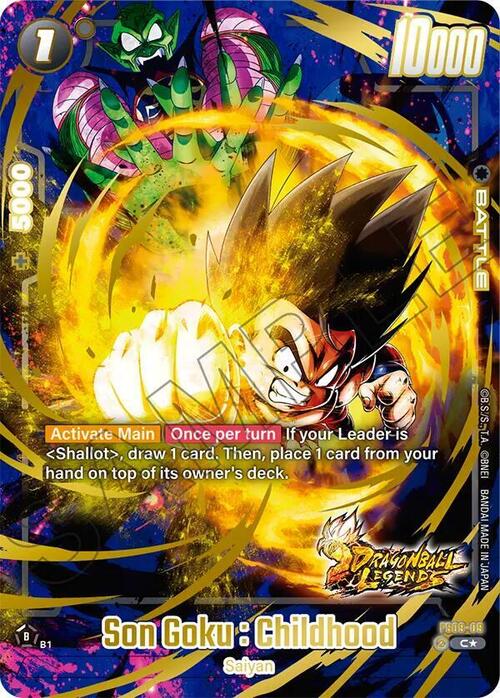 Son Goku : Childhood Card Front
