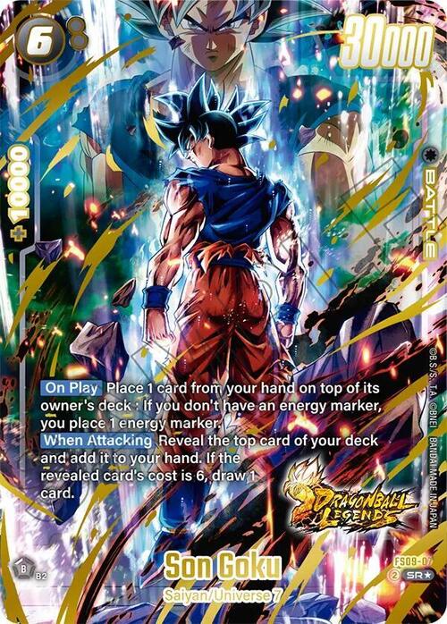 Son Goku Card Front