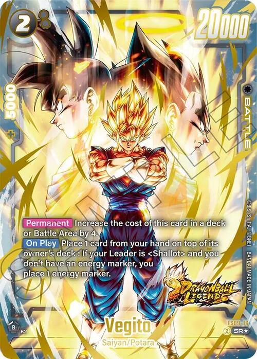 Vegito Card Front