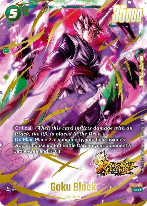 Goku Black Card Front