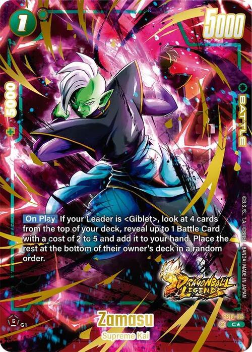 Zamasu Card Front