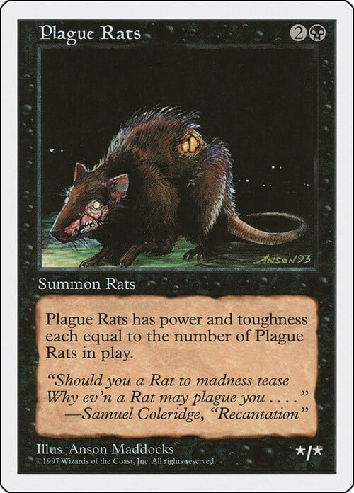 Ratti della Peste Card Front