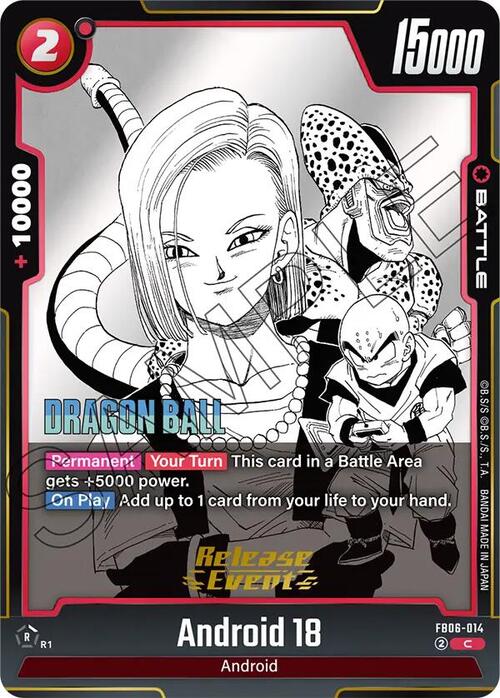 Android 18 Card Front
