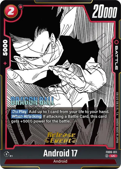 Android 17 Card Front