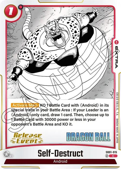 Self-Destruct Card Front