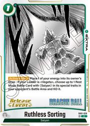 Ruthless Sorting · Pre-Release Stamped SB01-028