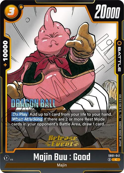 Majin Buu : Good Card Front