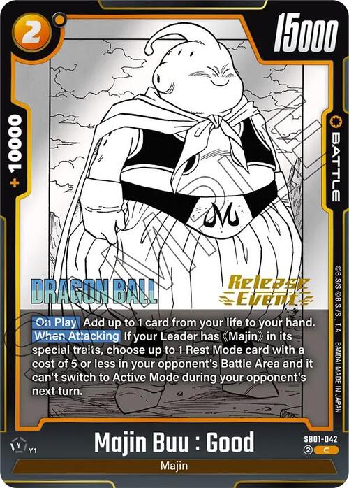 Majin Buu : Good Card Front