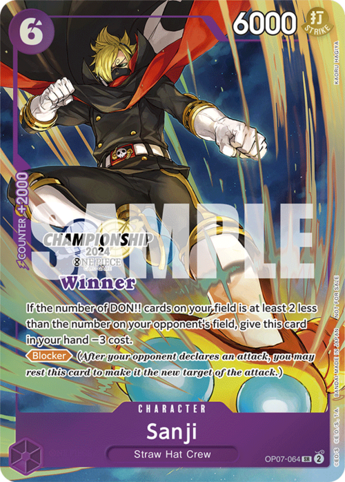 Sanji Card Front