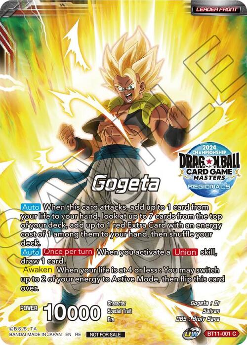 Gogeta // SSB Gogeta, Prophet of Demise Card Front