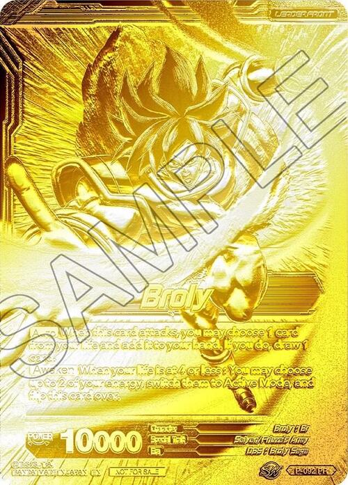 Broly // Broly, the Awakened Threat Card Front