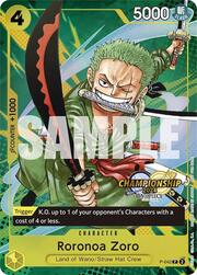 Zoro · Gold Text | Championship 2024 | Event Pack P-042