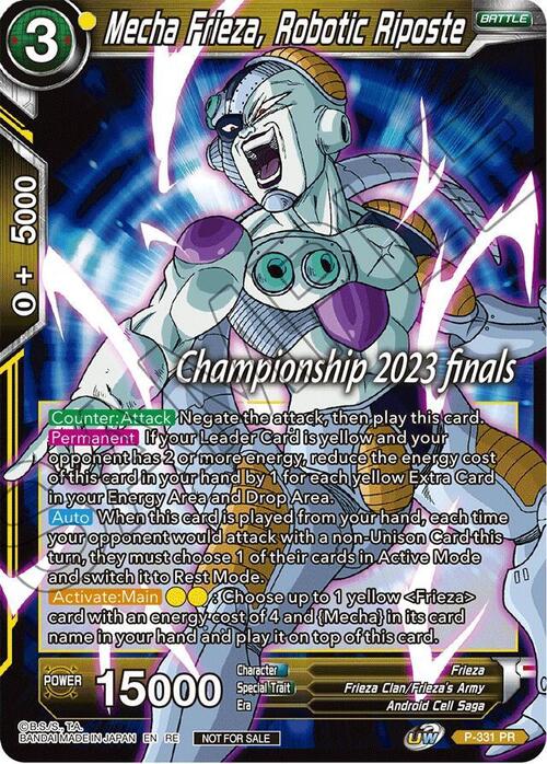 Mecha Frieza, Robotic Riposte Card Front