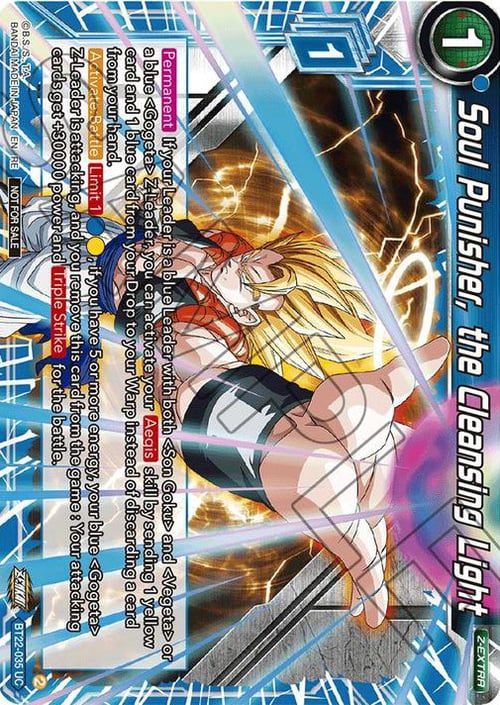 Soul Punisher, the Cleansing Light Card Front