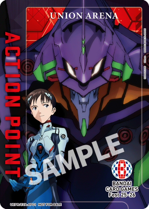 "Evangelion" Action Point Card Front