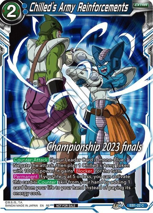 Chilled's Army Reinforcements Card Front