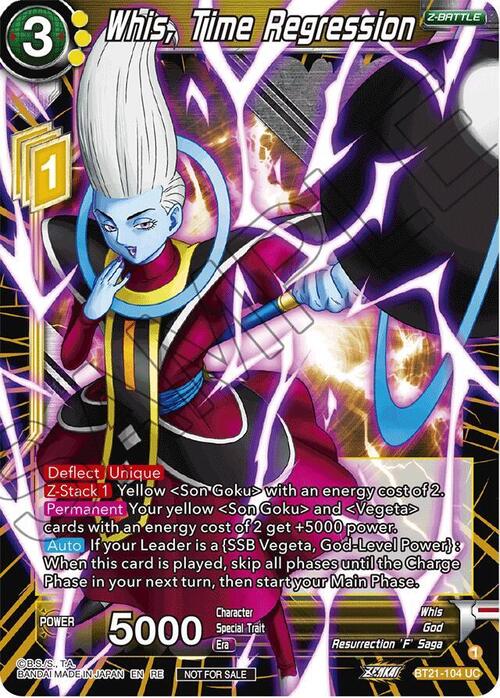 Whis, Time Regression Card Front