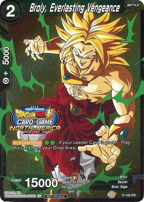 Broly, Everlasting Vengeance Card Front
